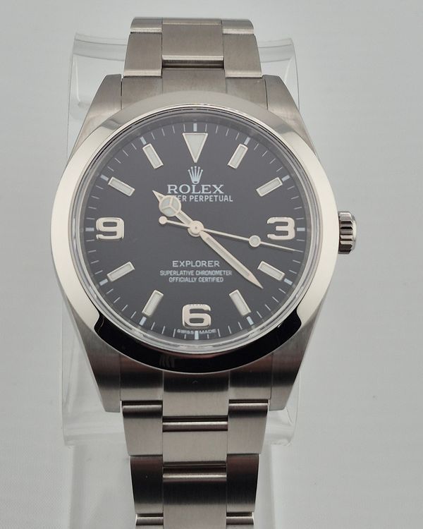 2013 Rolex Explorer 39MM Black Dial Oyster Bracelet (214270)