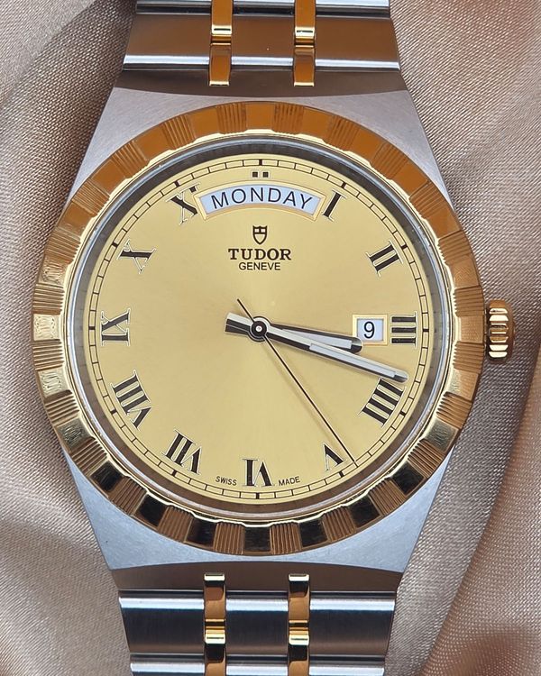 2025 Tudor Royal 41MM Champagne Dial Two-Tone Bracelet (28603)