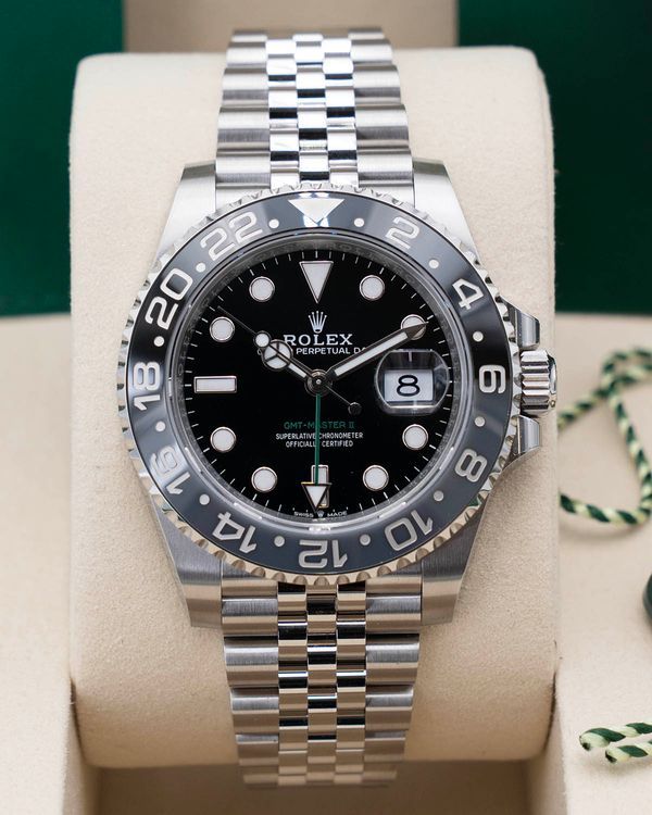 2026 Rolex GMT-Master II "Bruce Wayne" 40MM Black Dial Jubilee Bracelet (126710GRNR)