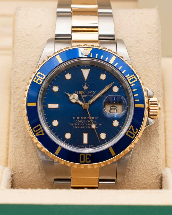 Rolex Submariner Date "Bluesy" 40MM Blue Dial Two-Tone Oyster Bracelet (16613LB)
