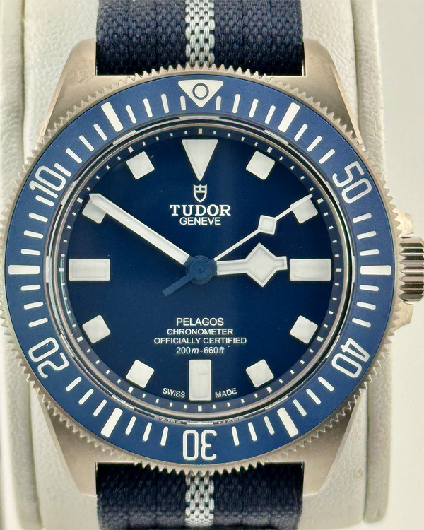 No Reserve - 2026 Tudor Pelagos FXD M.N.26 42MM Blue Dial Textile Strap (25707B)