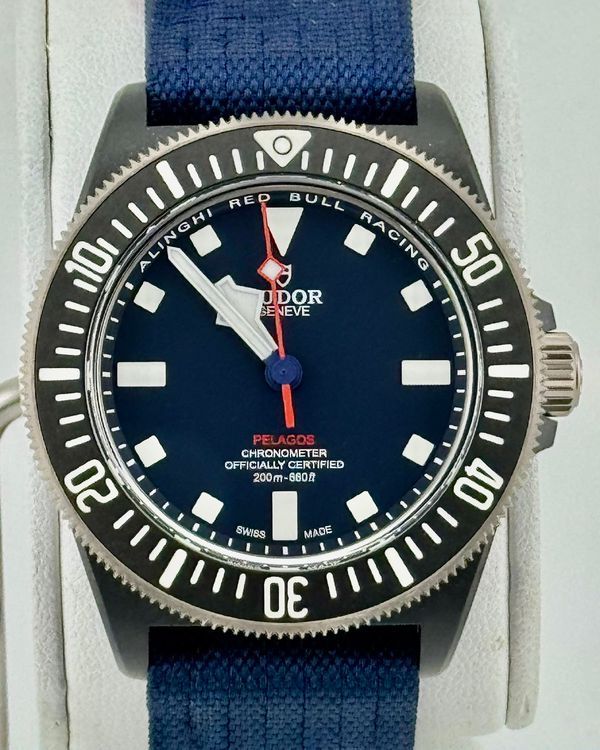 No Reserve - 2026 Tudor Pelagos "Alinghi Red Bull Racing Edition" 43MM Blue Dial Textile Strap (25707KN)
