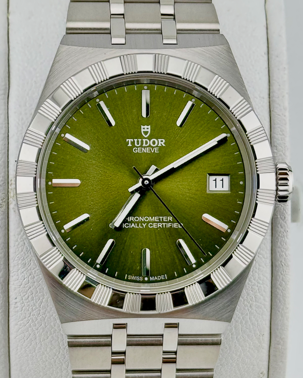 No Reserve - 2026 Tudor Royal 36MM Green Dial Steel Bracelet (2836C1A0)