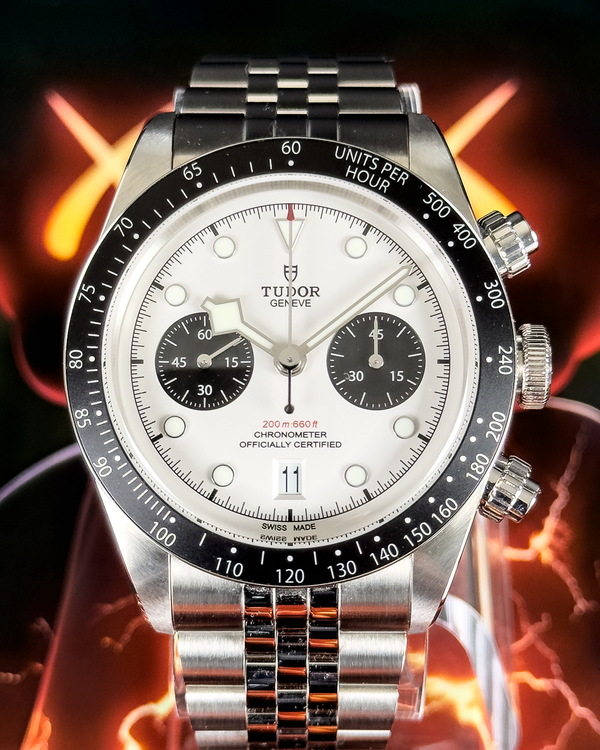 2025 Tudor Black Bay Chrono "Panda" 41MM White Dial Steel Bracelet (79360N)