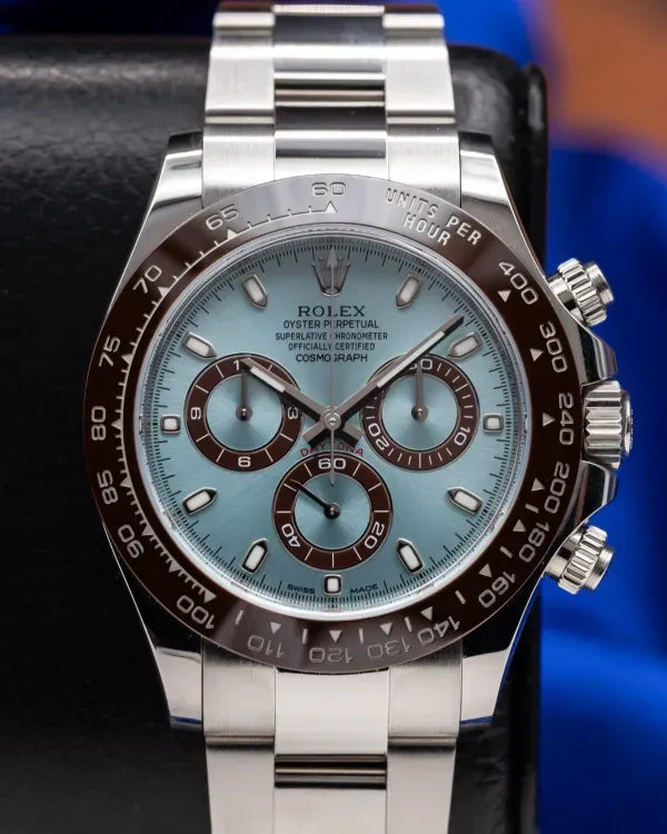 2016 Rolex Cosmograph Daytona 40MM Ice Blue Dial Platinum Oyster Bracelet (116506)