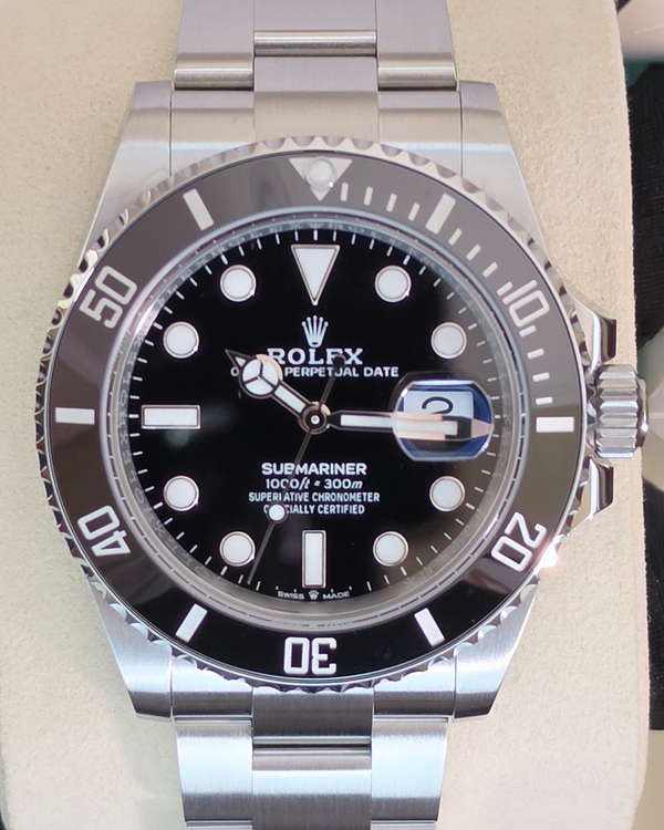 No Reserve - 2025 Rolex Submariner Date 41MM Black Dial Oyster Bracelet (126610LN)