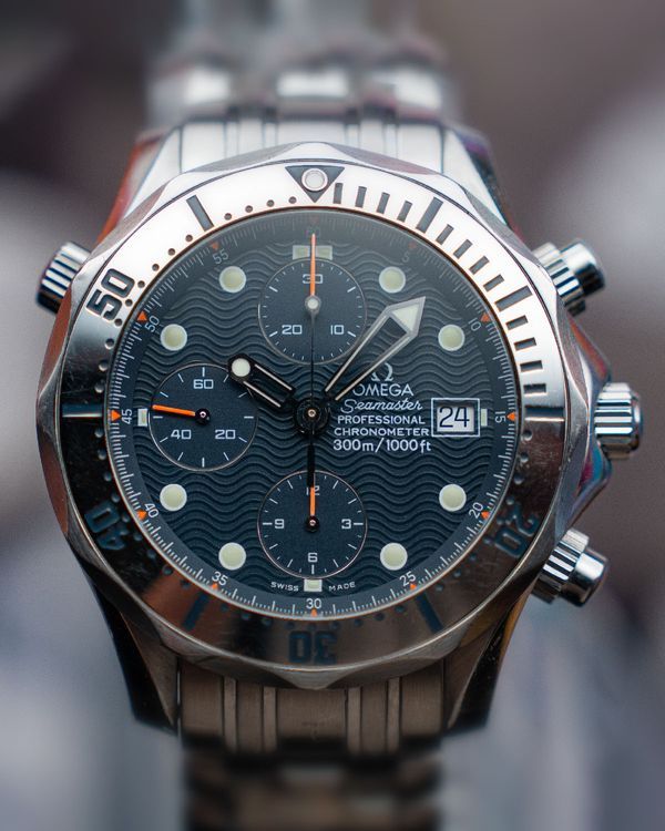 No Reserve - Omega Seamaster Diver 300M 41.5MM Blue Dial Steel Bracelet (2598.80.00)