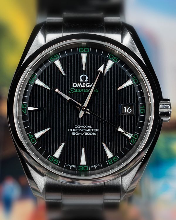 No Reserve - 2016 Omega Seamaster Aqua Terra 150M 41.5MM Black Dial Steel Bracelet (231.10.42.21.01.001)