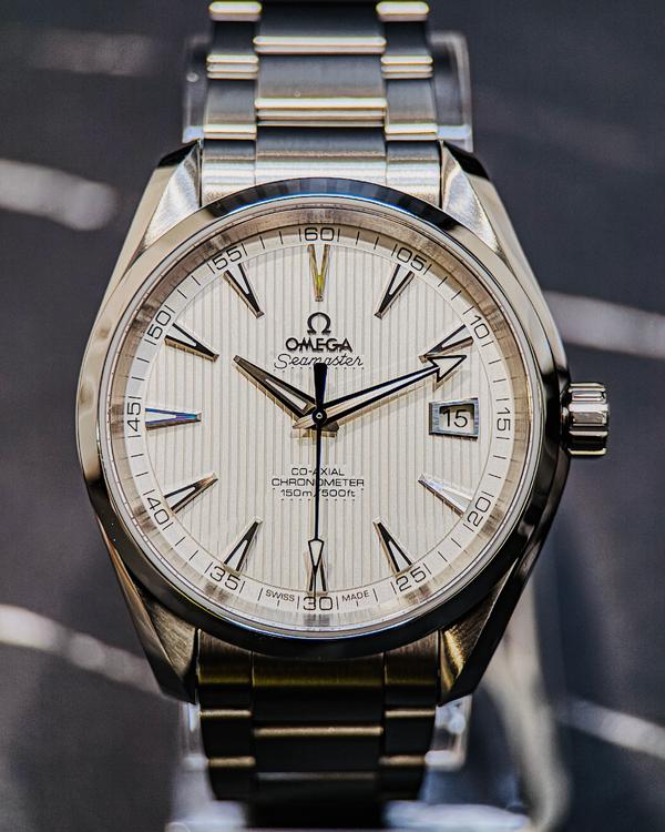 Omega Seamaster Aqua Terra 150M 41.5mm White Dial Steel Bracelet (231.10.42.21.02.001)