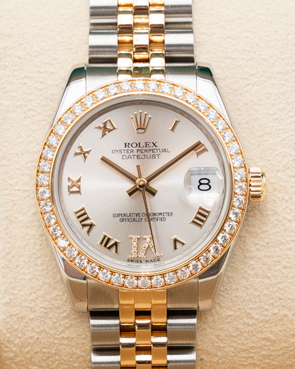 2014 Rolex Datejust 31MM Silver Dial Two-Tone Jubilee Bracelet (178383)