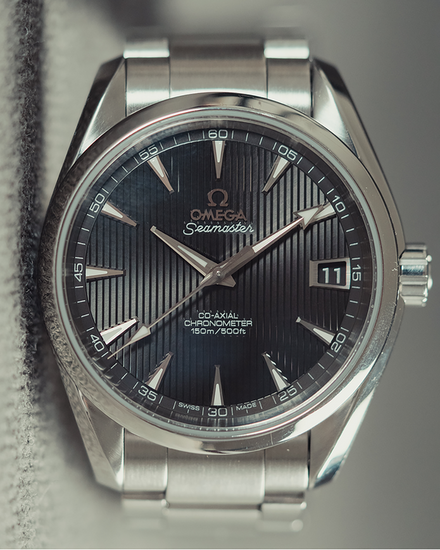 2010 Omega Seamaster Aqua Terra 150M 38.5MM Grey Dial Steel Bracelet (231.10.39.21.06.001)