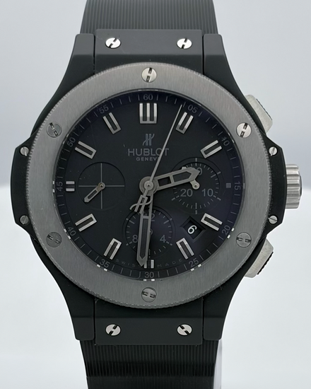 No Reserve - 2019 Hublot Big Bang Ice Bang L.E. 44MM Black Dial Rubber Strap (301.CK.1140.RX)