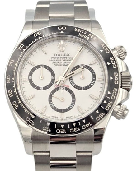 2024 Rolex Cosmograph Daytona "Panda" 40MM White Dial Oyster Bracelet (126500LN)