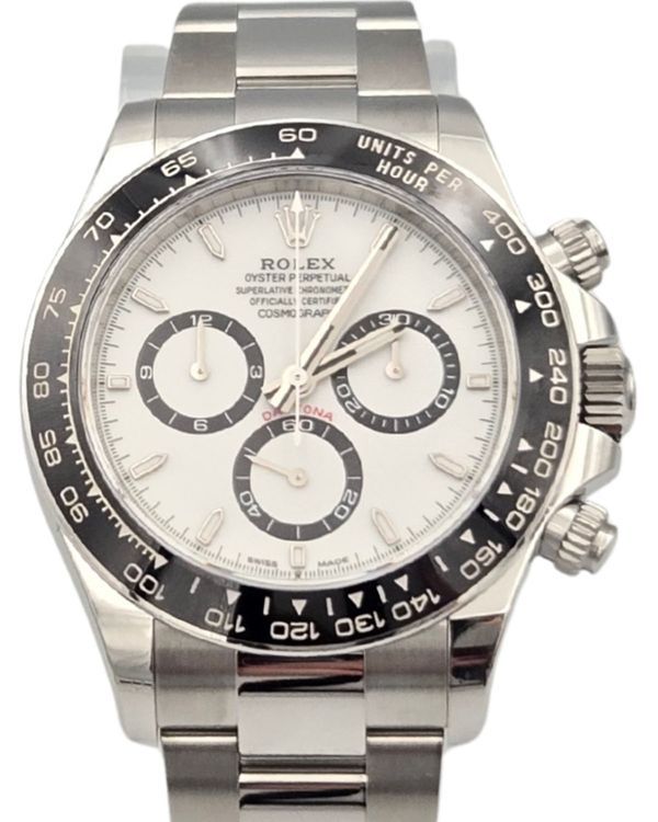 2024 Rolex Cosmograph Daytona "Panda" 40MM White Dial Oyster Bracelet (126500LN)