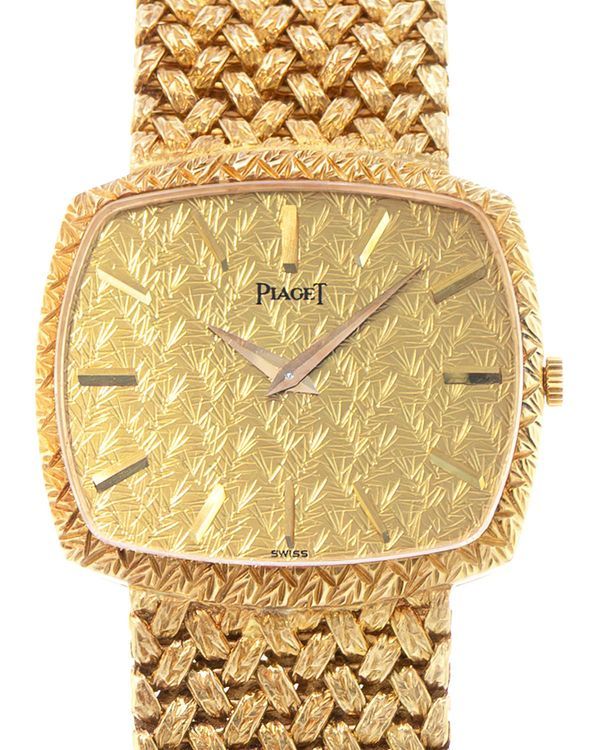 Piaget Dancer 30MM Champagne Dial Yellow Gold Bracelet (9731D2)