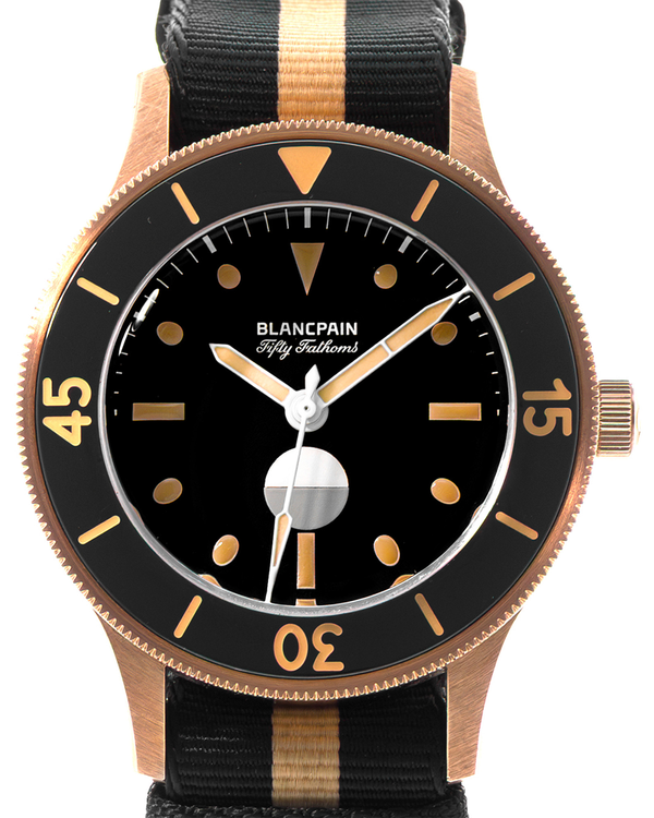 2024 Blancpain Fifty Fathoms "70th Anniversary Act 3" L.E. 41.3MM Black Dial Textile Strap (5901-5630-NANA)