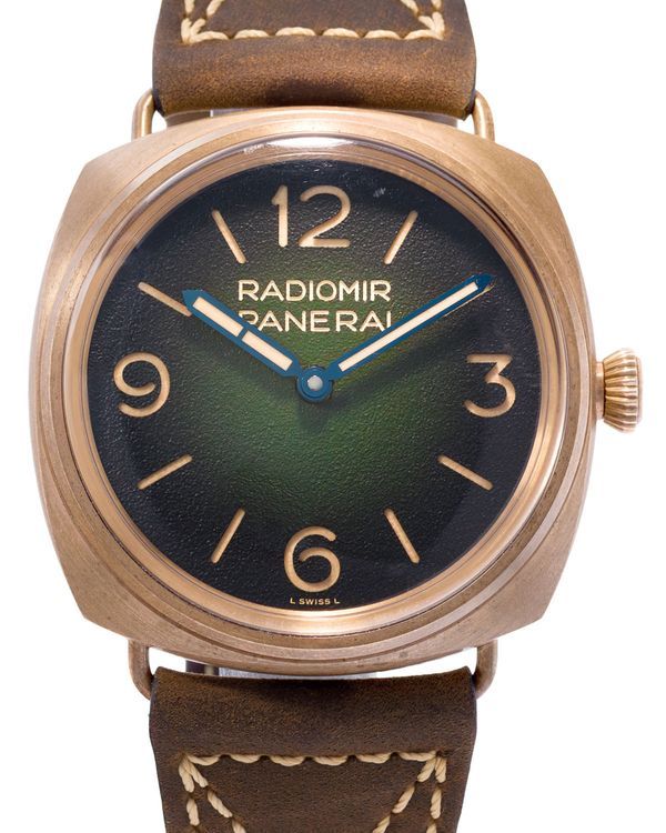 2023 Panerai Radiomir 3 Days 47MM Ombre Green Dial Leather Strap (PAM00760)