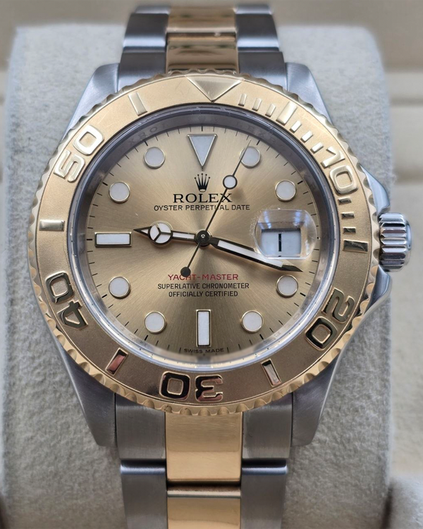 2010 Rolex Yacht-Master 40MM Champagne Dial Two-Tone Oyster Bracelet (16623)