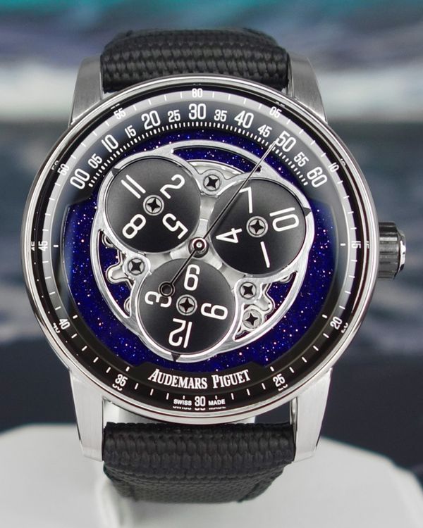 2021 Audemars Piguet Code 11.59 "Starwheel" 41MM Aventurine Dial Textile Strap (15212NB.OO.A002KB.01)