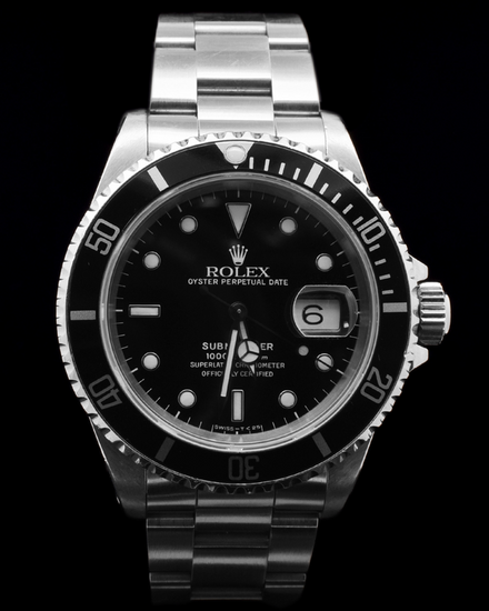 1991 (N Serial) Rolex Submariner Date 40MM Black Dial Oyster Bracelet (16610)