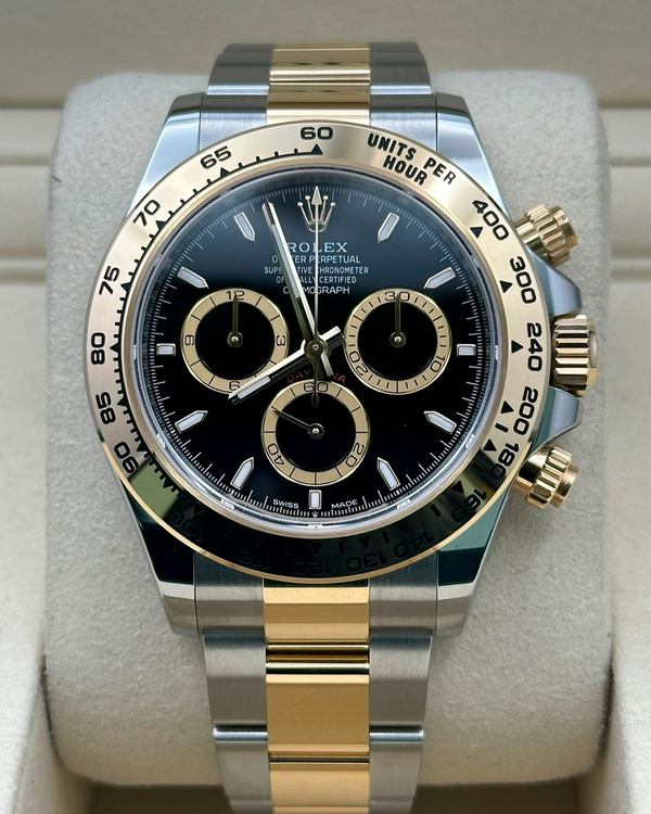 2026 Rolex Cosmograph Daytona 40MM Black Dial Two-Tone Oyster Bracelet (126503)