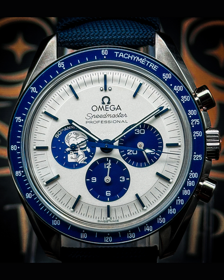 2026 Omega Speedmaster Anniversary Series “Silver Snoopy Award” 42MM Silver Dial Textile Strap (310.32.42.50.02.001)