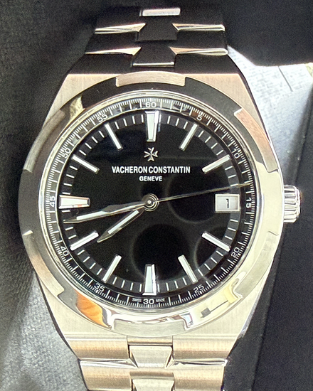 2018 Vacheron Constantin Overseas 41MM Black Dial Steel Bracelet (4500V/110A-B483)