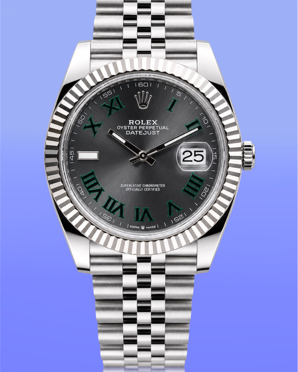 2026 Rolex Datejust "Wimbledon" 41MM Slate Dial Jubilee Bracelet (126334)
