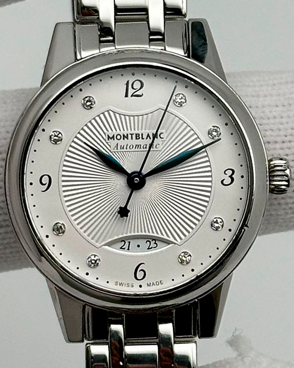 Montblanc Boheme 28MM White Dial Steel Bracelet (116498)