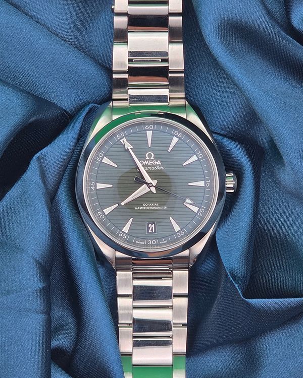 2021 Omega Seamaster Aqua Terra 150M 41MM Green Dial Steel Bracelet (220.10.41.21.10.001)