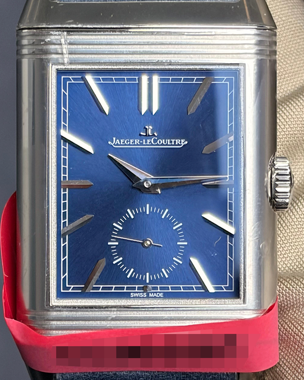 2021 Jaeger-LeCoultre Reverso Tribute Duoface 47MM Blue/Silver Dial Leather Strap (Q3988482)