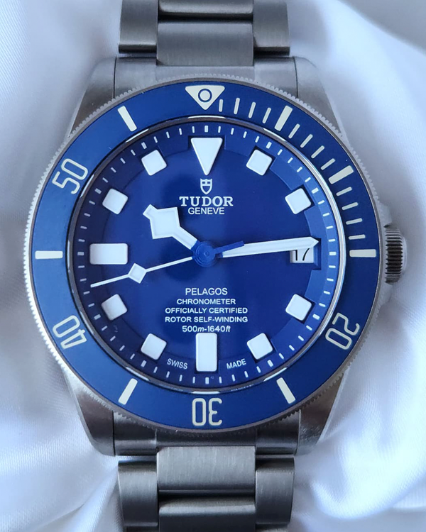2023 Tudor Pelagos 42MM Blue Dial Titanium Bracelet (25600TB)