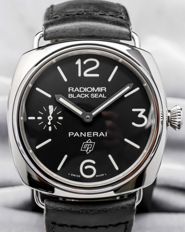 Panerai Radiomir Black Seal 45MM Black Dial Leather Strap (PAM00380)