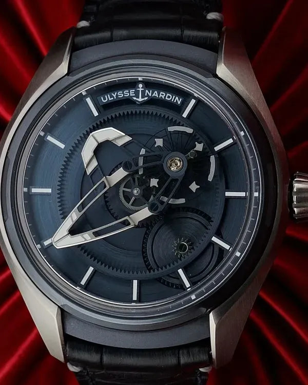 2020 Ulysse Nardin Freak X 43MM Blue Dial Leather Strap (2303-270/03)
