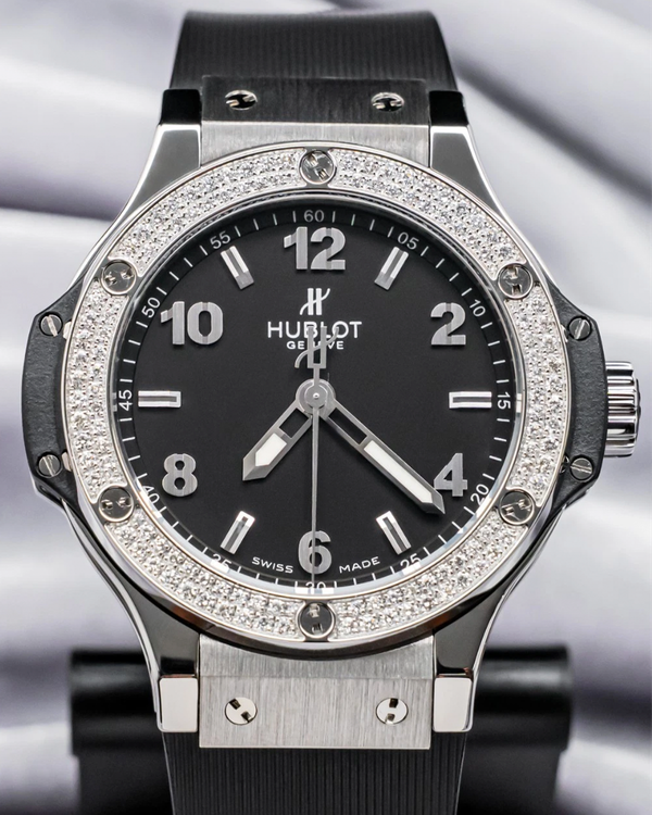 Hublot Big Bang Original 38MM Quartz Black Dial Rubber Strap (361.SX.1270.RX.1104)
