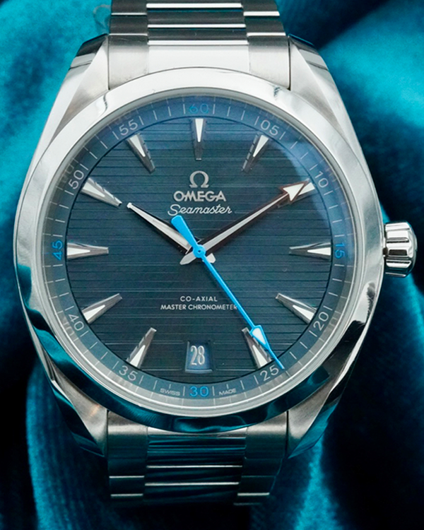 No Reserve - 2020 Omega Seamaster Aqua Terra 150M 41MM Blue Dial Steel Bracelet (220.10.41.21.03.002)