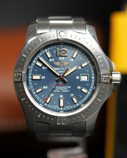 2019 Breitling Colt 44MM Blue Dial Steel Bracelet (A17388)