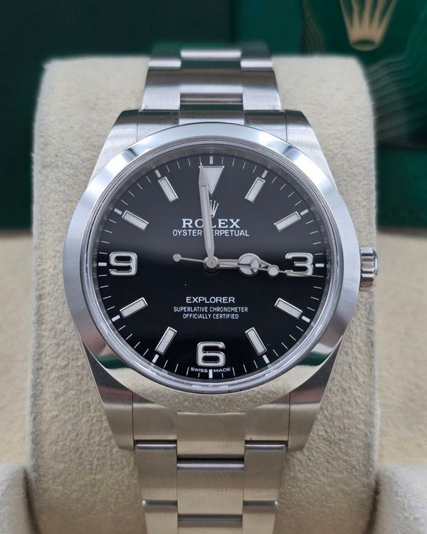 2020 Rolex Explorer 39MM Black Dial Oyster Bracelet (214270)