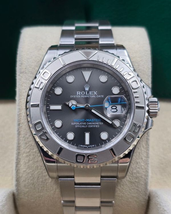 2017 Rolex Yacht-Master 40MM Rhodium Dial Oyster Bracelet (116622)