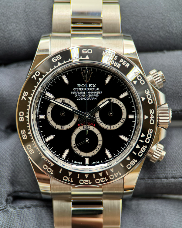 Rolex Cosmograph Daytona 40MM Black Dial Oyster Bracelet (126500LN)