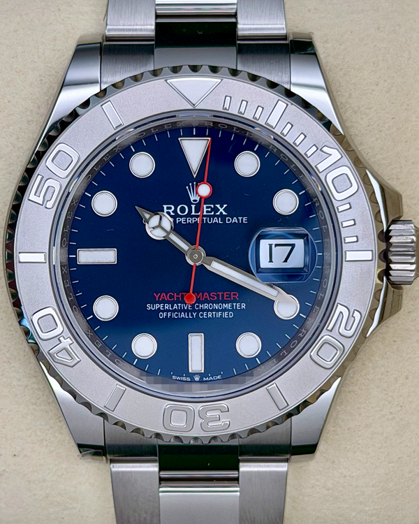 No Reserve - 2026 Rolex Yacht-Master 40MM Blue Dial Oyster Bracelet (126622)