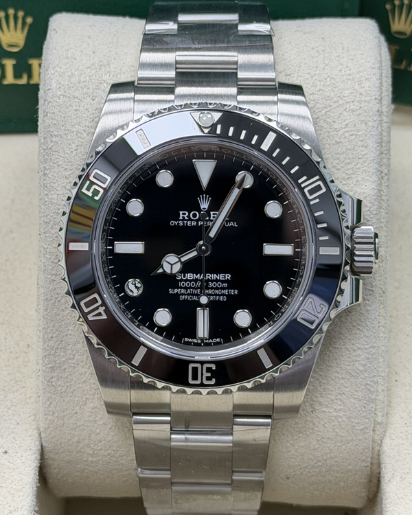 2018 Rolex Submariner No Date 40MM Black Dial Oyster Bracelet (114060)