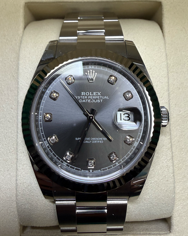 2026 Rolex Datejust 41MM Slate Dial Oyster Bracelet (126334)