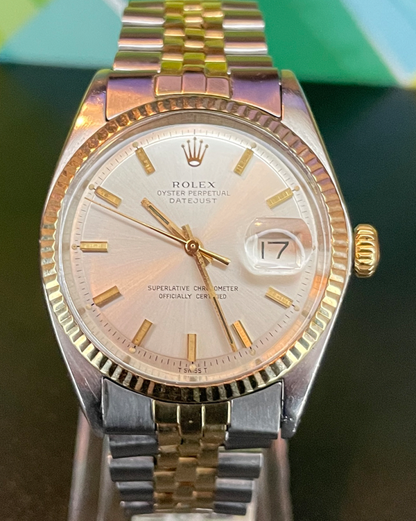Rolex Datejust 36mm Whiter Dial Two-Tone Jubilee Bracelet (1601)