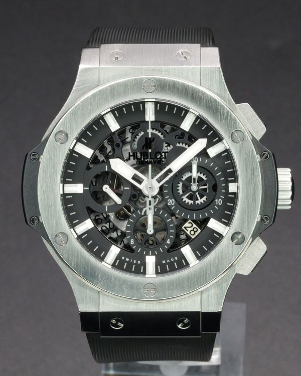 2011 Hublot Big Bang Aero Bang 44MM Skeleton Dial Rubber Strap (311.SX.1170.RX)