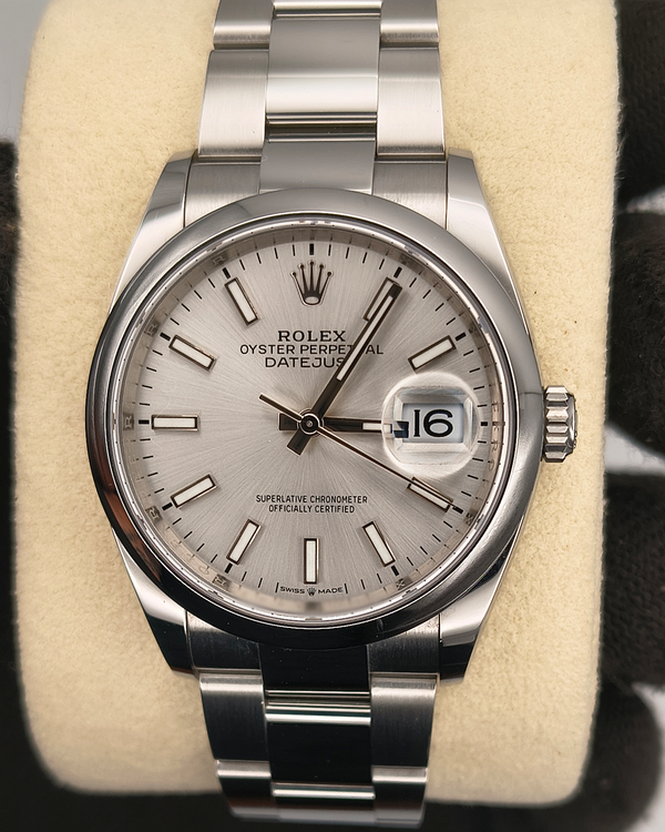 2021 Rolex Datejust 36MM Silver Dial Oyster Bracelet (126200)