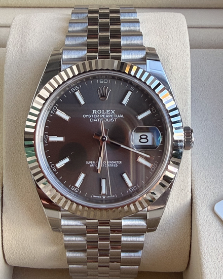 2026 Rolex Datejust 41MM Slate Dial Jubilee Bracelet (126334)