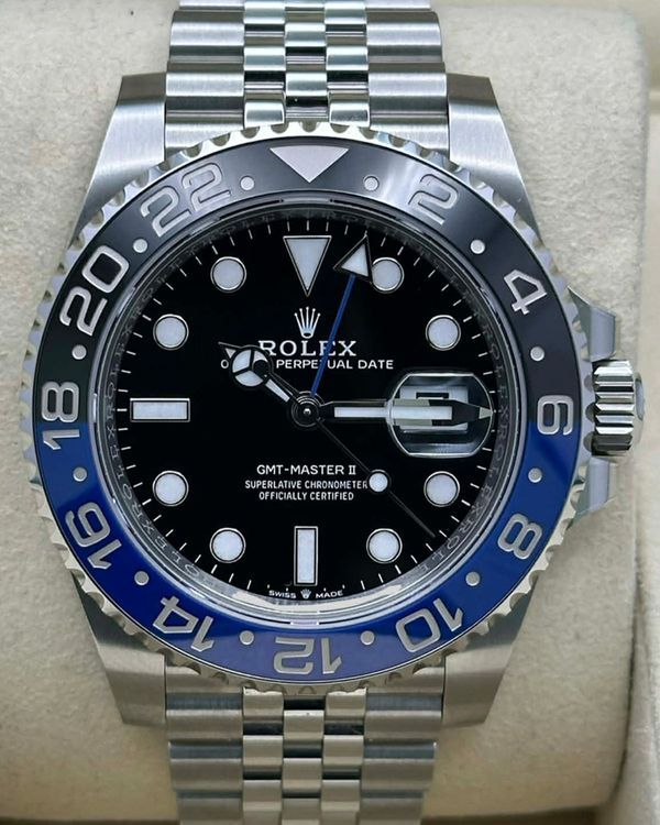 2025 Rolex GMT-Master II "Batgirl" 40MM Black Dial Jubilee Bracelet (126710BLNR)