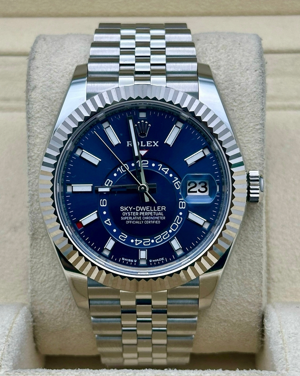 2023 Rolex Sky-Dweller 42MM Blue Dial Jubilee Bracelet (336934)