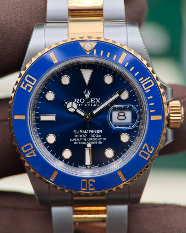 2022 Rolex Submariner Date "Bluesy" 41MM Blue Dial Two-Tone Oyster Bracelet (126613LB)